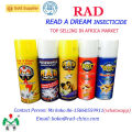 400 ml Chine Fournisseur Rad Read a Dream Spray Insecticide Spray Antiparasitaire